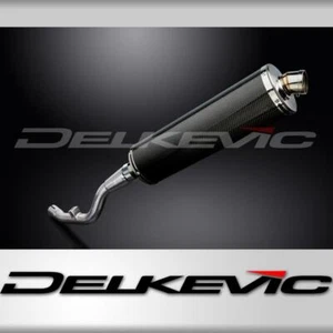 YAMAHA WR125 X 2009-2018 450mm OVAL CARBON BSAU SILENCER EXHAUST KIT - Picture 1 of 4