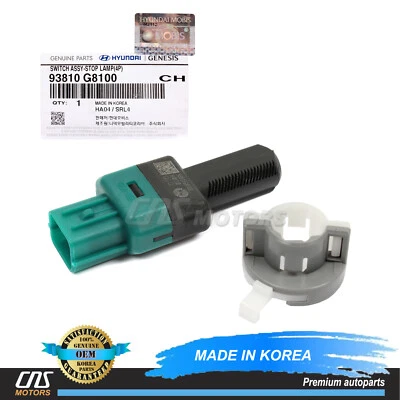 ⭐GENUINE⭐ Brake Stop Lamp Switch for 2018-2024 Genesis Hyundai Kia 93810G8100 Foto 1 de 4