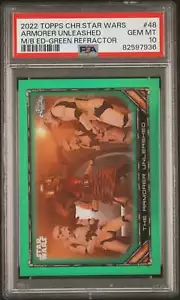 2022 Topps Chrome Star Wars Armorer Unleashed #S1-48 #'d 17/50 PSA 10 - Bild 1 von 4