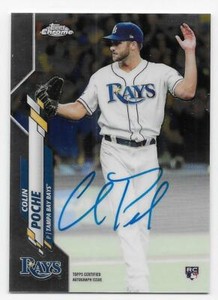 2020 TOPPS CHROME ROOKIE AUTOGRAPH RC Colin Poche #RACPO