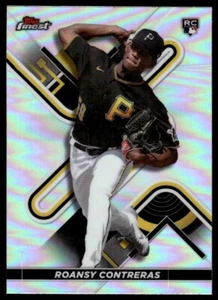 2022 TOPPS FINEST ROOKIE REFRACTOR Roansy Contreras R81 Pittsburgh Pirates - Picture 1 of 2