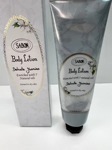 SABON Lozione Corpo Gelsomino Delicato ($23 Vendita al Dettaglio) 1,66 fl oz. 50ml Con Scatola - Foto 1 di 2