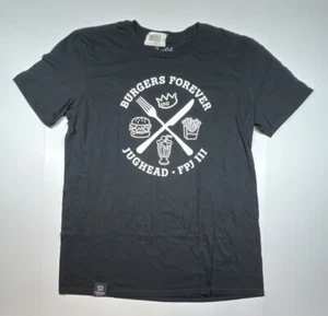 Burgers Forever Archie Comics Jughead T Shirt Men's Size Large Black - Picture 1 of 5