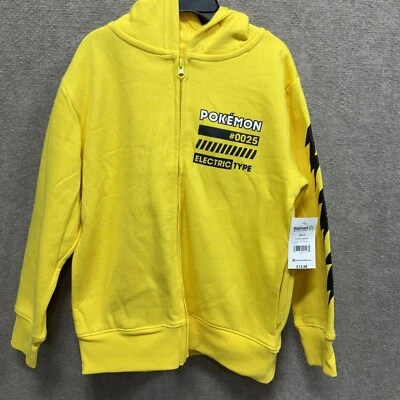 Impresionante chaqueta con cremallera Pokemon para niños con bolsillos laterales (talla pequeña 6/7) nueva con etiquetas Foto 1 de 4