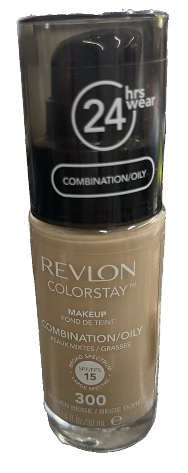 Revlon ColorStay Foundation Combination/Oily SPF 15 300 Golden Beige EXPIRED - Image 1 of 1