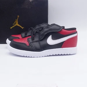 Size 10 Toddler Kid's Jordan Retro 1 Low Alt Hook and Loop Sneakers CI3436-066 - Picture 1 of 9