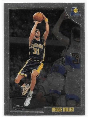 REGGIE MILLER 1998-99 TOPPS CHROME 158 INDIANA PACERS UCLA BRUINS HOF - Image 1 of 3