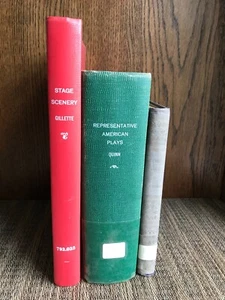Vintage mehrfarbiges Buch Lot Theater/Kunst Distressed dekoratives Bauernhaus (1166) - Bild 1 von 4