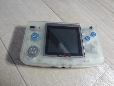 snk neo geo pocket color clear console system Tested Work -good condition 2 - Image 1 of 4