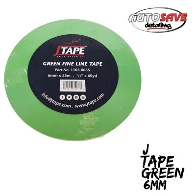 JTAPE - 6mm Highly Flexible Fine Line Paint Airbrush Masking Tape Heat Resistant - Image 1 of 4