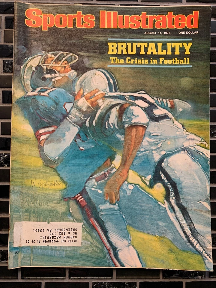 Sports Illustrated - Crisis de brutalidad en el fútbol - 14 de agosto de 1978 - (M16A) Foto 1 de 1