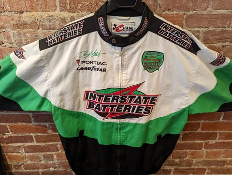 Bobby Labonte 2000 Winston Cup NASCAR Interstate Batteries Race Jacket Cover