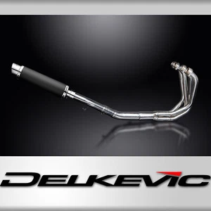 Suzuki GSF1250 Bandit 2007-2016 Complete Exhaust 4-1 14" Round Carbon Muffler - Bild 1 von 5