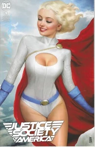 Justice Society of America #1 Nathan Szerdy exklusive Variante signiert DC NM - Bild 1 von 2