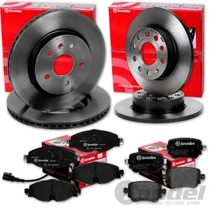 brembo BREMSSCHEIBEN + BELÄGE VORNE + HINTEN passend für VW CADDY 4 + ALLTRACK - Bild 1 von 7