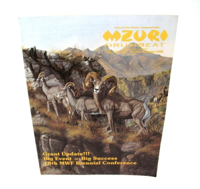 Mzuri Drumbeat Magazine Spring Sum 1985 Safari Foundation Hunter Conservationist - Image 1 of 2