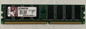 Kingston 1Gb PC2100 DDR266 SDRAM DIMM RAM ( KTC-PR266/1G 9905216-005.A00 ) REF - Picture 1 of 1