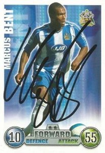 MARCUS BENT SIGNED WIGAN 2007/2008 MATCH ATTAX TRADING CARD+COA - Picture 1 of 1