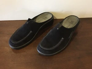 Mephisto Mobils schwarze Wildleder Pantoletten Gr. 40 - 9/9,5 US - Bild 1 von 8