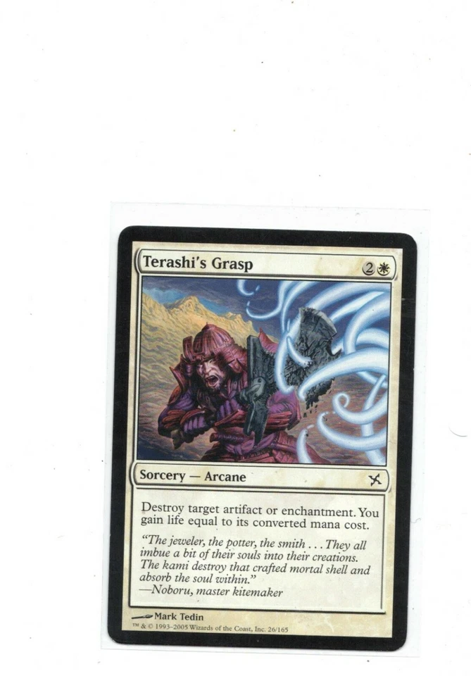 Magic the Gathering MTG Terashi's Grasp (26) Betrayers of Kamigawa   LP - Image 1 of 1