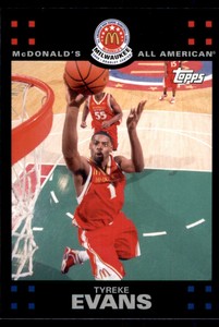 2008 Topps McDonalds All-American Basketball Tyreke Evans
