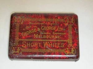 Extremely Rare Tin — George & George Ltd Federal Emporium — Short Whites - Picture 1 of 6