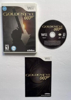 GoldenEye 007 (Nintendo Wii, 2010) Complete w/ Manual CIB Golden Eye Tested - Image 1 of 4