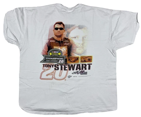 Vintage Nascar Tony Stewart #20 Home Depot T-Shirt Men’s Size XL Nextel Cup B4 Cover