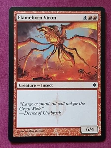 Magic The Gathering NEW PHYREXIA FLAMEBORN VIRON red card MTG - Imagen 1 de 2