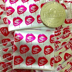 BaggiesSince 1987 - 125125 BOLSAS DE DISEÑO CON SELLO DE CREMALLERA "BESO DE LA MUERTE" 100 UN. 👀Detalles🔽 - Imagen 1 de 24