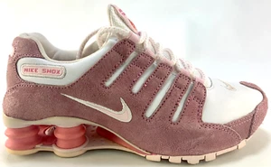 Nike Shox SIZE 6.5 Women's Sneakers Pink Imprint Mural Flower Print - Picture 1 of 14