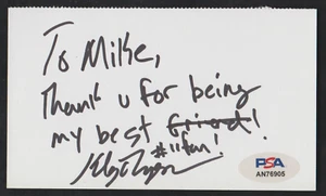 KLAY THOMPSON Signed 3 x 5 Index Card Autograph PSA/DNA AUTO "To Mike" * READ * - Picture 1 of 1