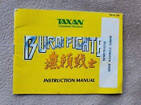 Folleto de instrucciones Burai Fighter #NES-UF-USA manual solo auténtico Nintendo NES