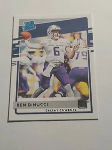 Ben DiNucci 2020 DONRUSS Rated Rookie #350 Dallas Cowboy - Picture 1 of 2