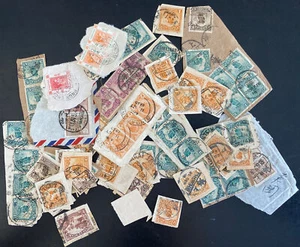 China And Singapore Malaya Pieces Stamps Collection Lot - Picture 1 of 5