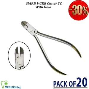 Orthodontics Range of Pliers Hard wire cutter TC Dental instruments pack of 20  - Picture 1 of 5