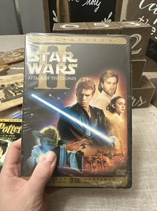 Star Wars Attack of the Clones Episode II 2 DVD Movie Film Widescreen - Picture 1 of 3