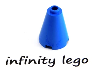 5 LEGO Cono Azul 2 x 2 x 2 ladrillo redondo (3942) - (5 piezas) - Imagen 1 de 1