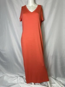 M&S COLLECTION SIZE 14 CORAL TSHIRT DRESS NWT - Picture 1 of 4