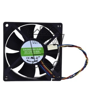 For YM DA08025B12UH DC12V 0.50A 80*80*25MM Cooling Fan 4pin~ - Afbeelding 1 van 4