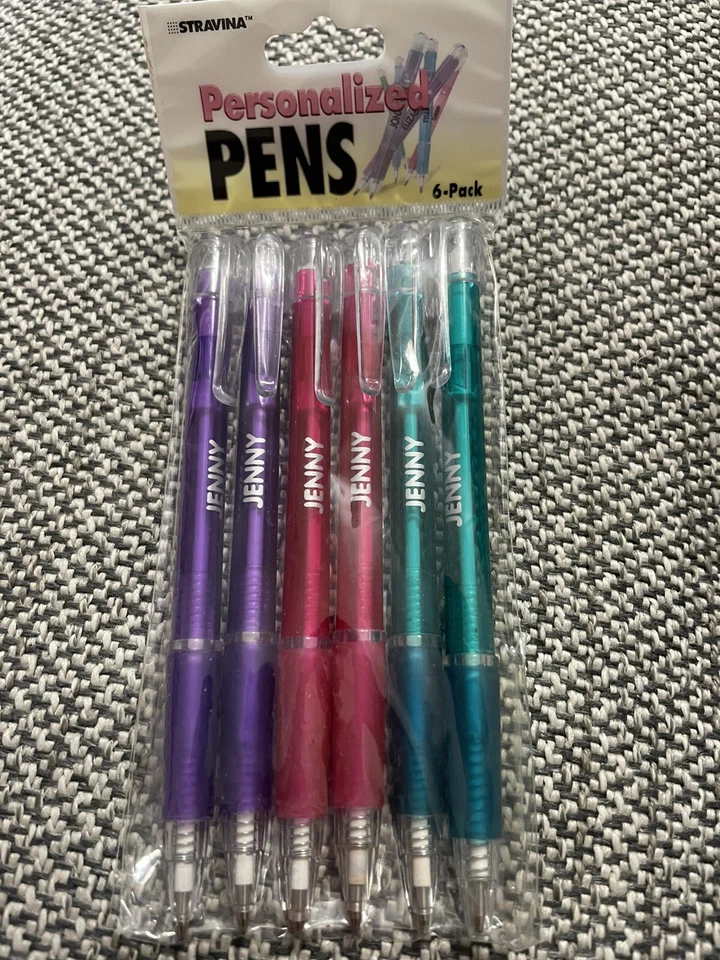 Bolígrafos personalizados “Jenny”. Pack de 6. Foto 1 de 1