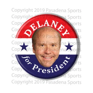 2020 JOHN DELANEY FOR PRESIDENT 2,25" PULSANTE CAMPAGNA jdstar, made in AZ USA - Foto 1 di 2