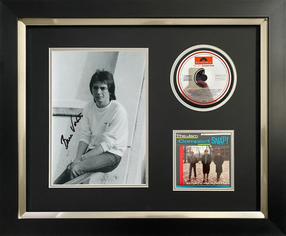 Bruce Foxton Hand Signed Framed CD Display - The Jam Snap! - Image 1 of 1