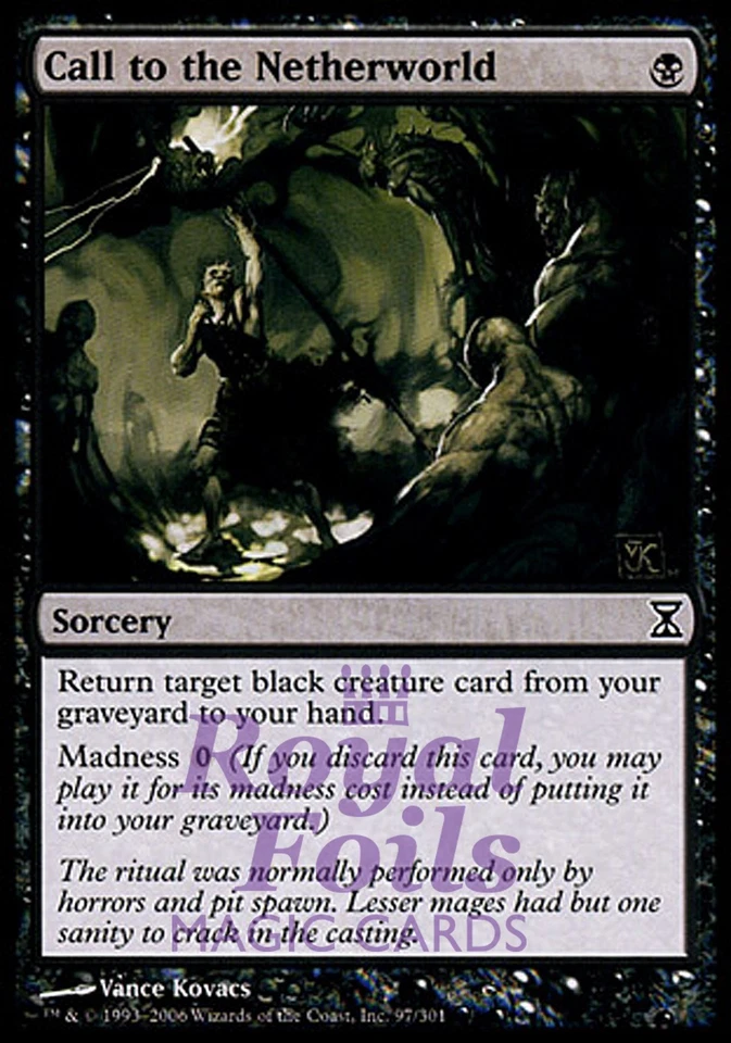 Call to the Netherworld 1x FOIL TSP MTG Time Spiral Common MINT black - Image 1 of 1