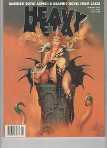 Heavy Metal enero 2000, cubierta de Royo, Giminez, Azpiri, Sire, casi nuevo 9,4, primera impresión - Imagen 1 de 2