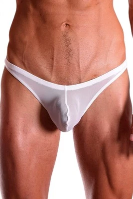 BfM Mens Sheer Net Thong Lowrise Pouch Underwear - Image 1 of 4