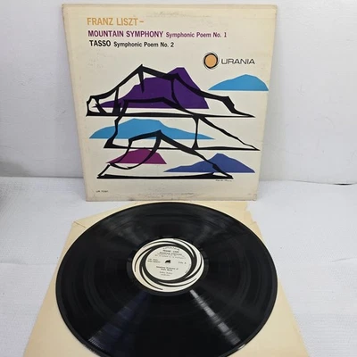 Franz Liszt: Mountain Symphony, Tasso - Urania US 57091 - Vinyl LP Record Vg+ - Image 1 of 4
