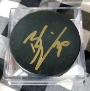 Ben Scrivens Signed Blank Hockey Puck Edmonton Oilers - Picture 1 of 1
