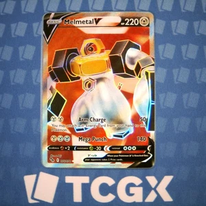 Pokemon - Melmetal V (Full Art) - 075/078 - SWSH: Pokemon GO - Holo - Ultra R NM - Picture 1 of 1