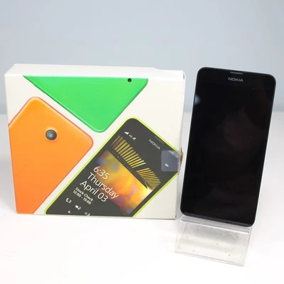 Vintage Nokia LUMIA 635 Smartphone Black In Box Complete International UK O2